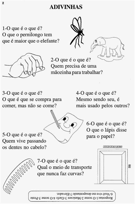 Pedagogas da paz: ADIVINHAS - CHARADAS - O QUE É O QUE É?
