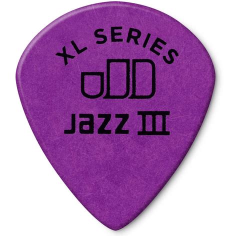 Palheta Dunlop 498 114 Tortex Jazz III XL 1 14mm Roxa Unidade