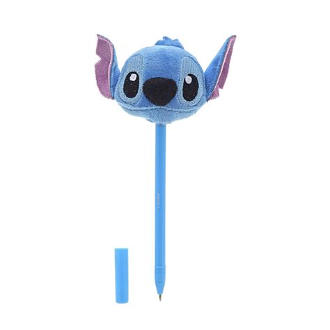 Caneta Face Plush Stitch Molin Bt C Un Escrita Azul Mm