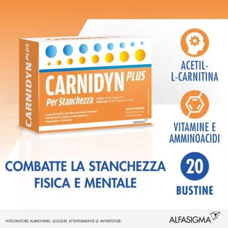 Carnidyn Plus Integratore Stanchezza Fisica E Mentale Bst