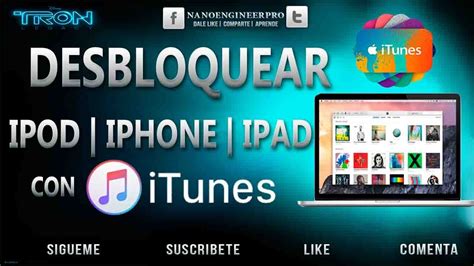 Como Desbloquear Cualquier Ipod Iphone Ipad Desactivado Usando