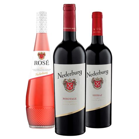 Kit Vinhos Nederburg Ros Pinotage Shiraz Casa Vinhos