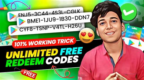 Unlimited Free Redeem Code Trick Free Redeem Code Today How To