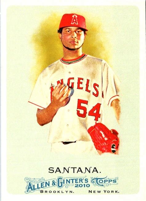 2010 Topps Allen Ginter Ervin Santana 257 Los Angeles Angels