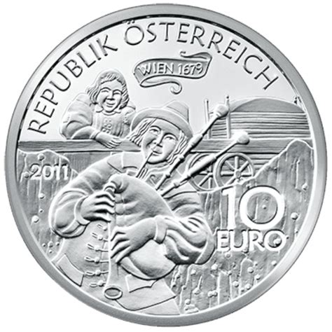 Sterreich Euro Silber Gedenkmuenzen Pp Der Liebe Augustin