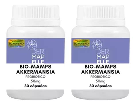 Suplemento Probiótico Bio mamps Akkermansia 50mg 60 Cápsulas