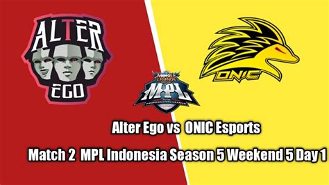 Gila Cecilion Op Bangt Onic Esports Vs Alter Ego Match Mpl