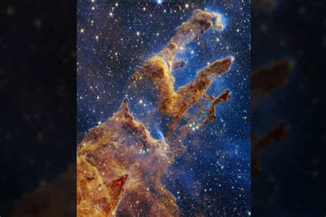 Nasas James Webb Telescope Captures A Star Filled Image Of Pillars Of