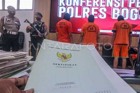 Ungkap Kasus Pemalsuan Surat Tanah Antara Foto