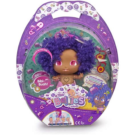 The Bellies From Bellyville Bibi Buah Afro Pelo Rizado Violeta