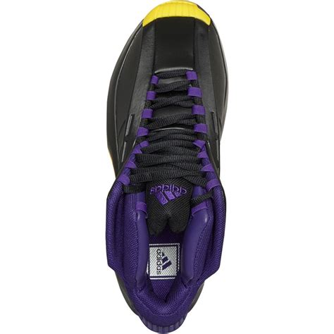 K B Adidas Herre Crazy Lakers Sneakers Sort Lilla Guld