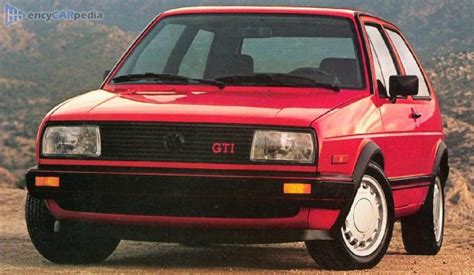 Volkswagen Golf GTI 16v USA Mk2 Ficha Técnica 1986 1991