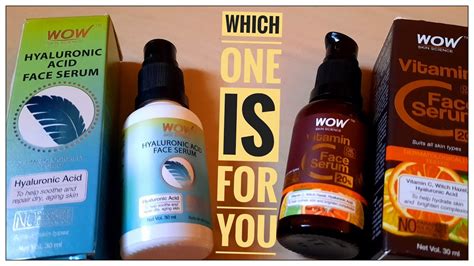 Which Serum Is Best For You Wow Hyaluronic Acid Serum Vs Wow 20