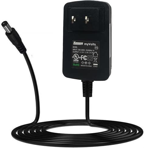 Myvolts 12v Power Supply Adaptor Compatible With Replacement For Seagate 9zh9p9 Raa External