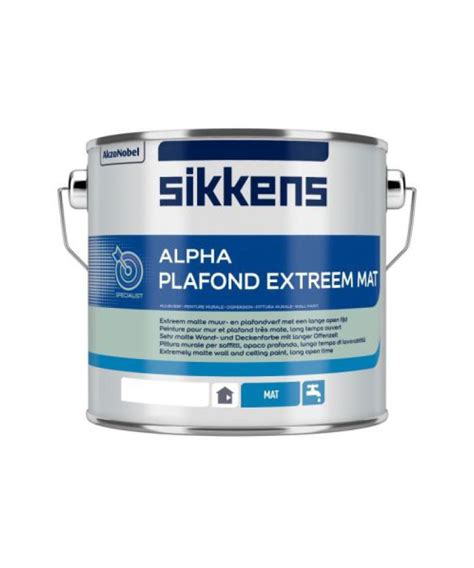 Sikkens Alpha Plafond Extreem Mat Nodig Verf En Behangland Verf En