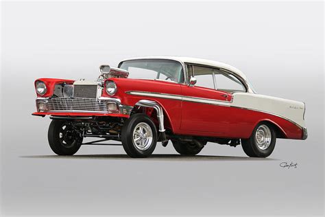 1956 Chevrolet Bel Air Street Gasser Photograph By Dave Koontz Pixels