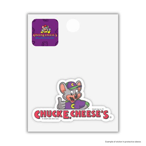 The Retro Chuck E. Cheese Logo Sticker