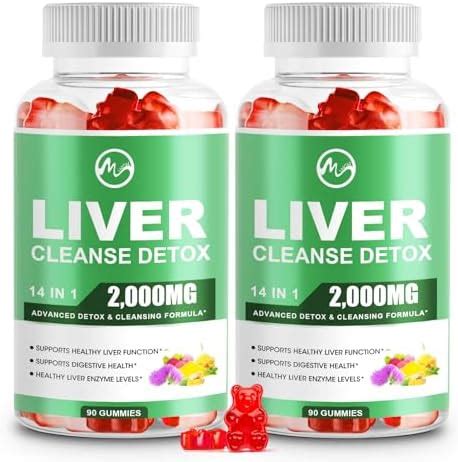 Amazon Liver Cleanse Detox Repair Gummies Sugar Free Liver