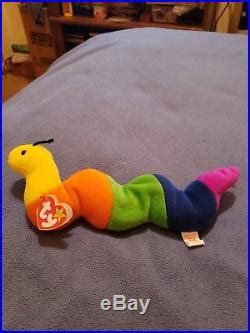 RARE Inch Worm Beanie Baby Ty Original Retired 95 NO STYLE NO MAKES IT