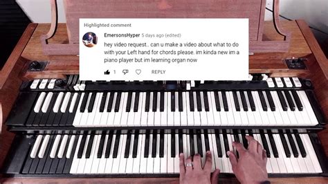 Differences In Chording On Organ Vs Piano E Flat YouTube