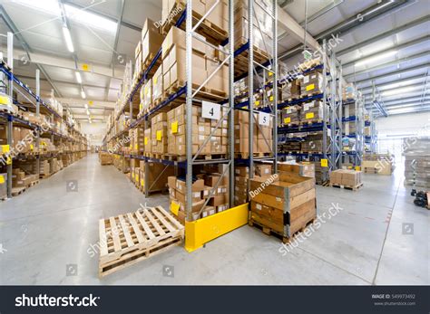 industrial store racking images stock  vectors
