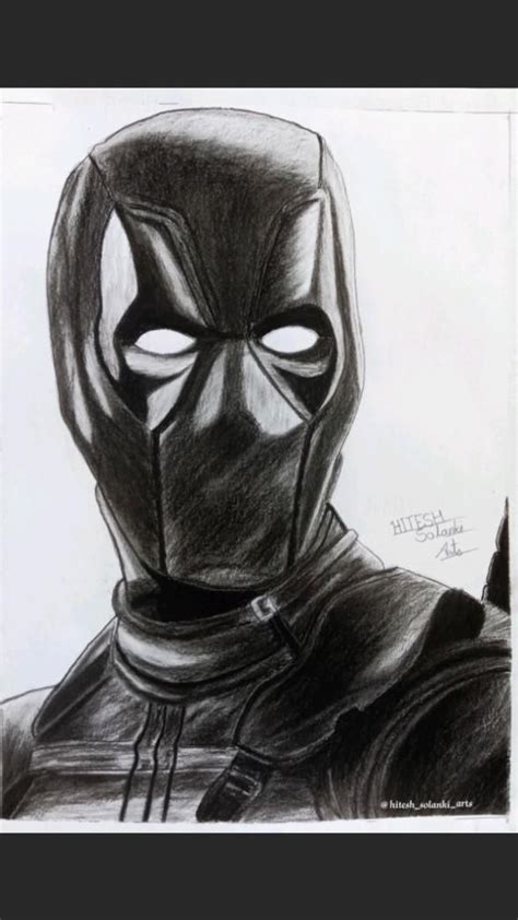 Deadpool Charcoal Sketch Avengers Drawings Marvel Drawings Pencil