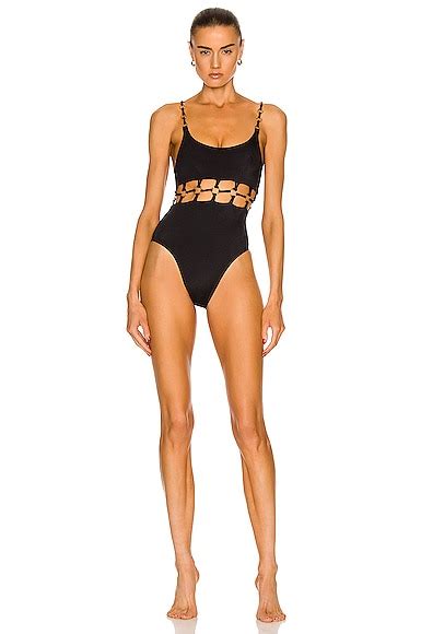 Agent Provocateur Racy Bikini Top In Black White FWRD