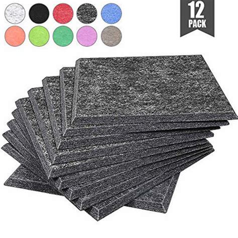 GetUSCart DEKIRU Upgraded 12 Pack Acoustic Panels 12 X 12 X 0 4