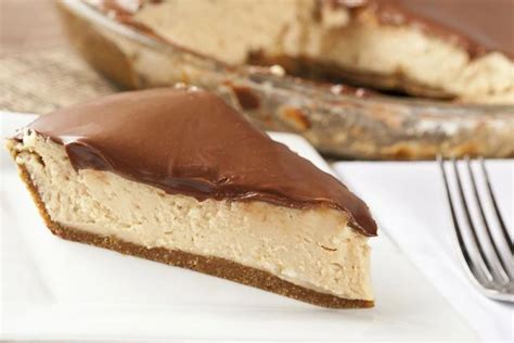 Chocolate Ganache Glazed Peanut Butter Pie