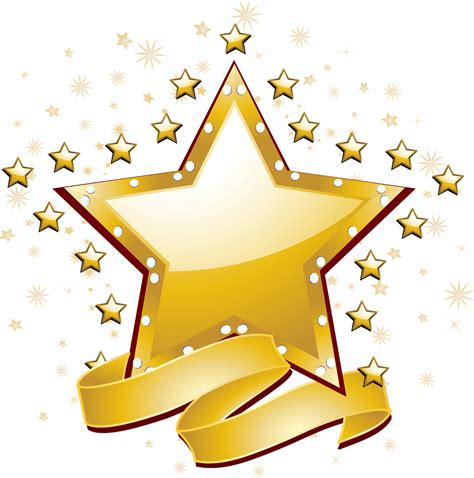 Gold Star Pictures Clip Art ~ Gold Star Clipart Stars Clip Library ...