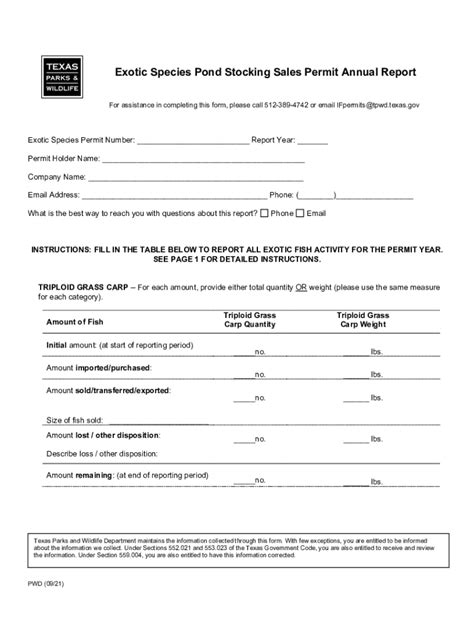 Fillable Online Permits And Forms For Fish Fishing And Or Boating