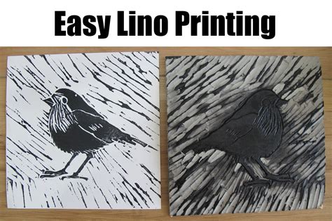 Easy Lino Printing Create A Bird Lino Print Shellie Cleaver Skillshare