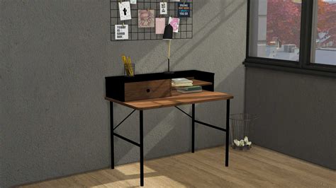 Industrial Desk Sunkissedlilacs Sims 4 Cc