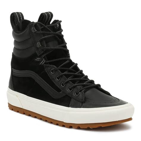 Vans Sk8 Hi Mte Dx Black Boots In Black For Men Lyst