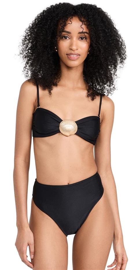 Shani Shemer Hani Hemer Ine Bikini Top In Black Lyst