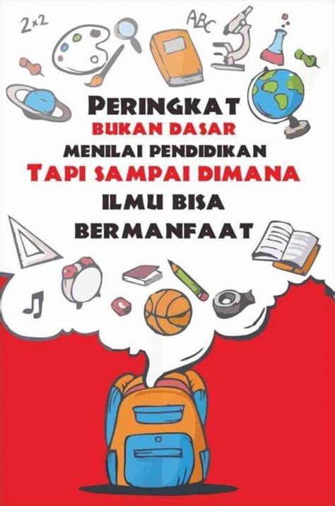 Contoh Poster Pendidikan Simple Dan Menarik Broonet