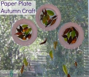 Paper Plate Autumn Craft | Learning 4 Kids