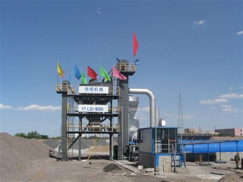 TTM LB 1000 80 90 T Per H Stationery Asphalt Mixing Plant Mixing