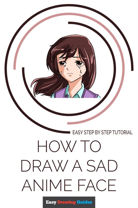 How to Draw a Sad Anime Face - Really Easy Drawing Tutorial