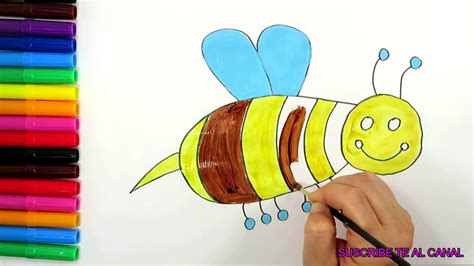 APRENDE COMO DIBUJAR UNA ABEJA LEARN HOW TO DRAW A BEE YouTube