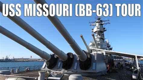 Battleship Uss Missouri Bb Video Tour Pearl Harbor Doovi