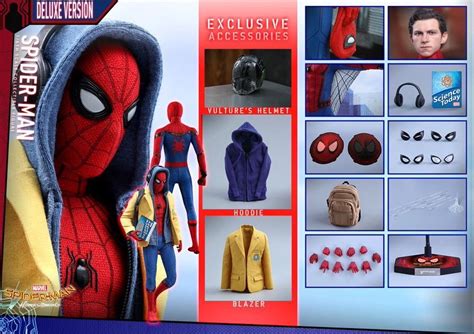 新淨無損齊件有盒 Hot Toys MMS MMS 蜘蛛人返校日蜘蛛人豪華版Homecominh Home coming Spider Man