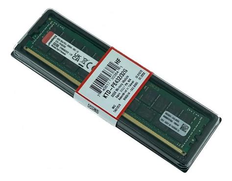 Memoria ECC Servidor Kingston DDR4 32GB 3200MHZ Poweredge Dell R740