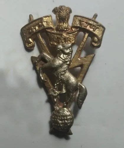 Golden Brass Karam Hi Dharam Crust Army Badge At Rs 45piece In Aligarh