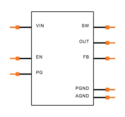 MP2143DJ-LF-Z footprint & symbol by Monolithic Power Systems Inc ...