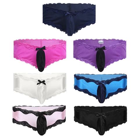 Herren Sissy Bikini Slips Spitze R Schen Schl Pfer Unterw Sche Mit Penish Lle Eur Picclick De