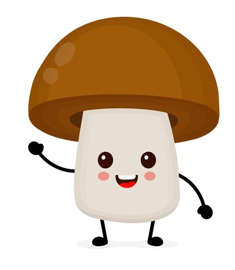 Cute Mushroom clipart free - Clipart World