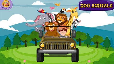 Zoo Animal Names And Sounds In English Learn Zoo Animals Names For