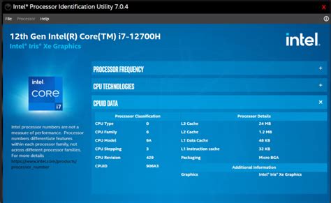 Intel processor identification utility windows version - lochecker