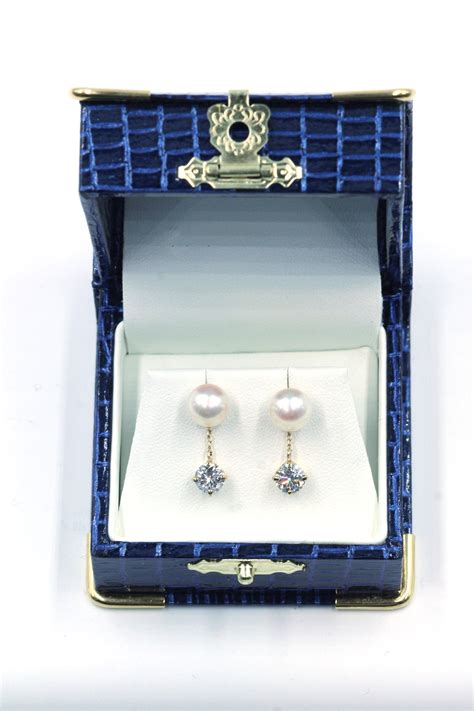 Vintage Diamond and Pearl Earrings, SOLD – Deleuse Fine Jewelry